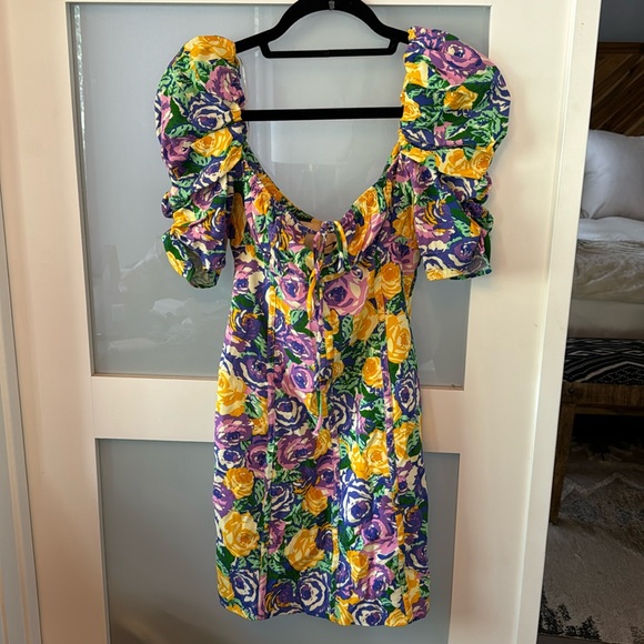 Zara Printed Corset Style Dress - Picture 7 of 7